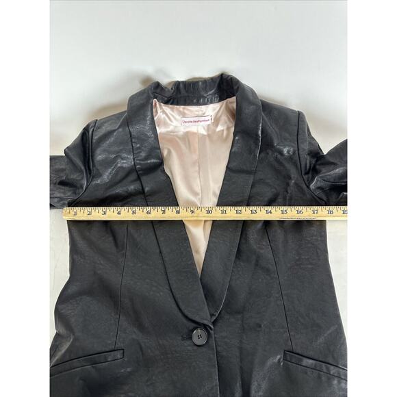 L'École Des Femmes Black Blazer Jacket M - Picture 4 of 9